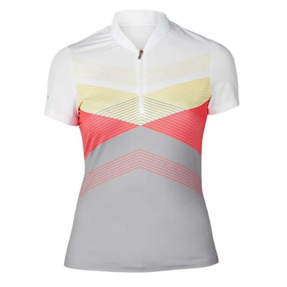 NIVO Sport Polo Top | Mock Neck Zip | Size M